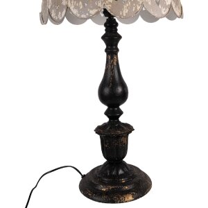 Lampada da tavolo Clayre & Eef 5LMC0055 Nero-Grigio Ø41x75 cm E27 max 60W