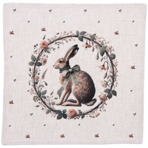 Toalline Clayre & Eef NLE43 6 pezzi Beige/Bruno 40x40 cm