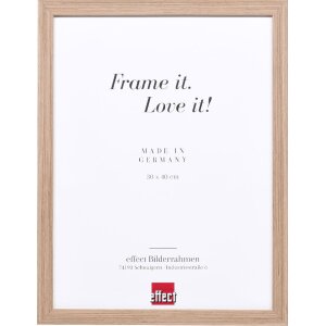 Specchio in legno Effect Profilo 54 Rovere Shabby Chic 30x40 fino a 50x70 cm