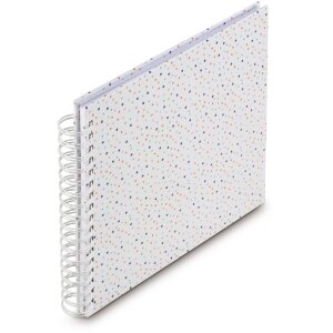 Album a spirale Hama Confetti 28x24 cm 50 pagine bianche