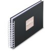 Album a spirale Fine Art Hama 24x17 cm 50 pagine bianche New Black
