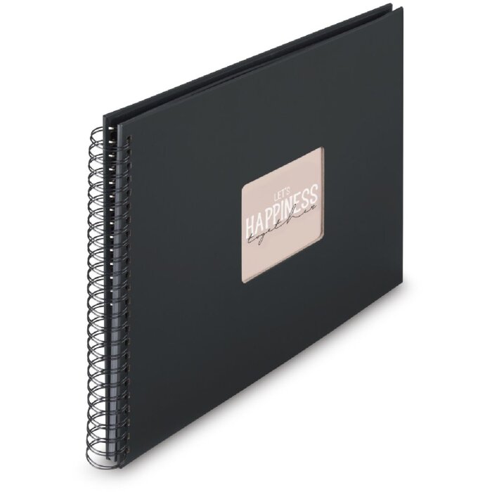 Album spirale Fine Art Hama 36x32 cm 50 pagine Nero New Black