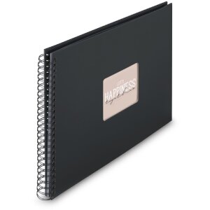 Album spirale Fine Art Hama 36x32 cm 50 pagine Nero New Black