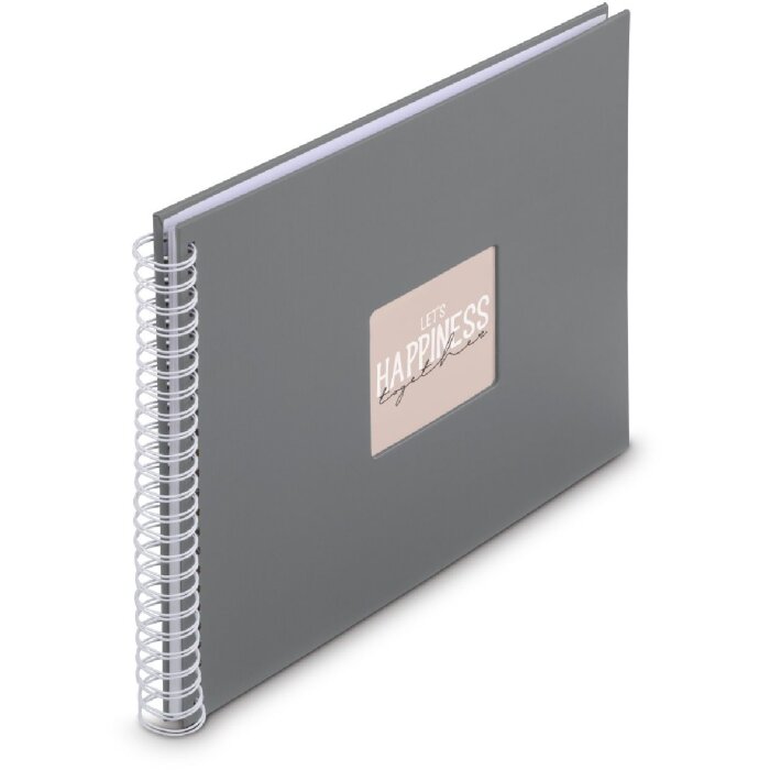 Album a spirale Fine Art Hama 36x32 cm 50 pagine steingrau