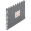 Album a spirale Fine Art Hama 36x32 cm 50 pagine steingrau