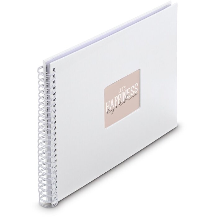 Album a spirale Fine Art Hama 36x32 cm 50 pagine bianche colore bianco
