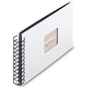Album a spirale Fine Art Hama 24x17 cm 50 pagine Nero/Bianco