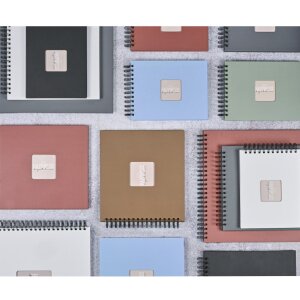 Album a spirale Hama Fine Art 24x17 cm 50 pagine nere Mousse