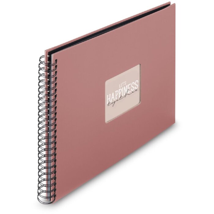 Album a spirale Hama Fine Art 36x32 cm, 50 pagine nere, Terra