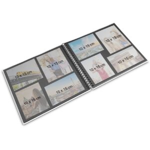 Album a spirale Hama Fine Art 36x32 cm, 50 pagine nere, Terra