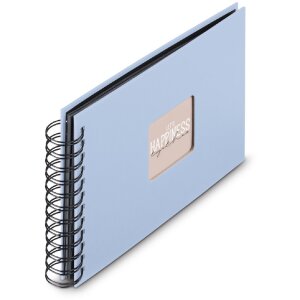 Album a spirale Hama Fine Art 24x17 cm 50 pagine nere Lagune