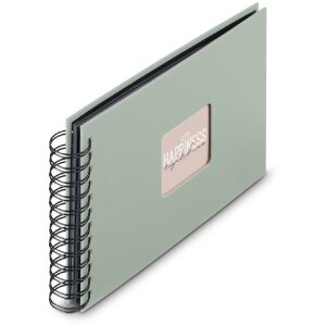 Album a spirale Hama Fine Art 24x17 cm 50 pagine Salvia