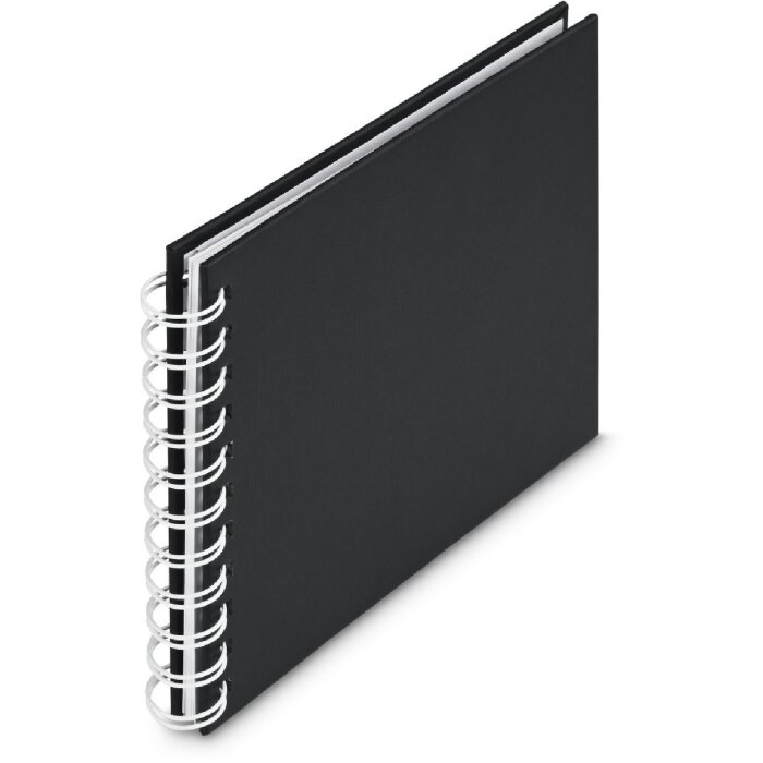 Album a spirale Hama Fine Art 18,5x15 cm 30 pagine bianche New Black