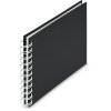 Album a spirale Hama Fine Art 18,5x15 cm 30 pagine bianche New Black