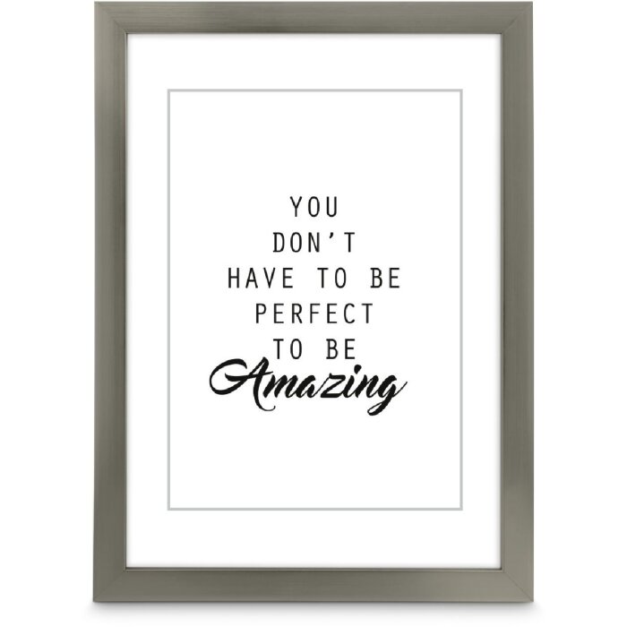 Cornice per foto in Plastica Chiaro Hama Acciaio 40x50 cm Grigio