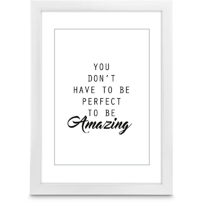 Cornice per foto in Plastica Hama Chiaro Bianca 50 x 70 cm