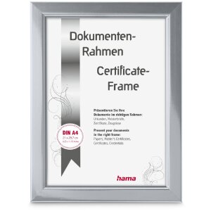 Cornice per Foto in Plastica Hama Chill Argento 21x29,7 cm DIN A4