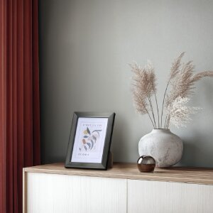 Cornice in plastica Hama Flora contrasto grigio 15 x 20 cm