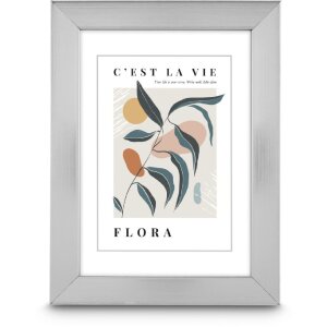 Cornice per foto Hama Flora Argento 15 x 20 cm