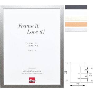 Cornice per foto in legno massiccio Effect Profilo 58...