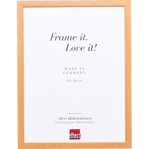 Cornice per foto in legno massiccio Effect Profilo 58 10x15 fino a 70x100 cm 4 colori