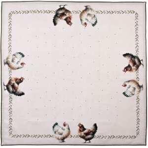 Tovaglia da tavolo Clayre & Eef BYC01 100x100 cm con...