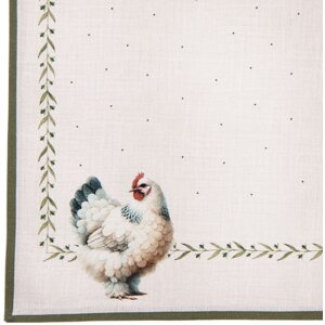 Toalline Clayre & Eef BYC43 6 pezzi 40x40 cm beige-marrone