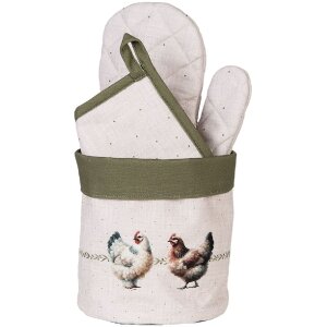 Contenitore per pane Clayre & Eef BYC50 Ø 15x16 cm Beige-Braun