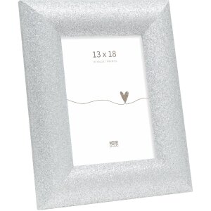 Cornice in legno Deknudt S97DD7 con finitura argento e...