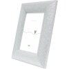 Cornice in legno Deknudt S97DD7 con finitura argento e vetro trasparente 13x18 fino a 40x60 cm