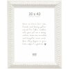 Cornice per foto in legno Deknudt S996K Bianco o Nero con vetro trasparente 30x40 fino a 40x60 cm
