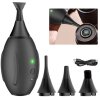 Blower elettrico ad aria compressa Lensgo 4,0 kPa Soffio e Aspirazione 4 ugelli USB-C impugnatura in silicone