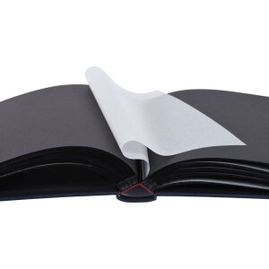 Henzo Album fotografico LONZO XL 30x36,5 cm blu 80 pagine nere