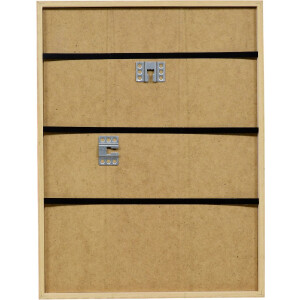 Cornice per foto in legno Effect Profilo Neon Arancione 30x30 cm con Vetro Museale