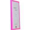 Cornice in legno Effect Profilo Neon Rosa 10x10 cm con vetro museale