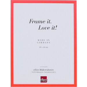 Cornice per foto in legno Effect Profilo Neon Rosso 20x28...