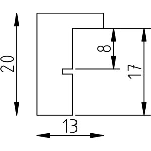 Cornice per foto in legno Effect Profilo neonarancio 10x15 cm con vetro acrilico
