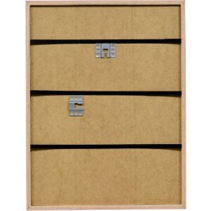 Cornice in legno Effect Profilo neon rosso 29,7x42 cm con vetro antiriflesso