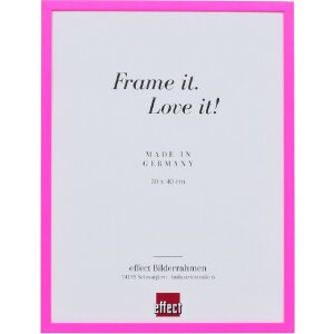 Cornice in legno Effect profilo neon rosa 15x20 cm con...