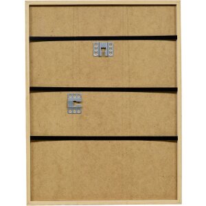 Cornice in legno Effect Profilo Neon Arancione 30x45 cm Vetro Trasparente