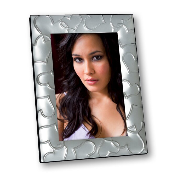 Cornice per foto Katherina 15x20 cm argento Cuori