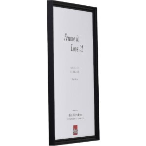 Cornice per foto in legno Effect Profil 2440 Nera 10x15 cm con vetro acrilico museale