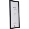 Cornice per foto in legno Effect Profilo 2440 Nera 25x30 cm Vetro antiriflesso