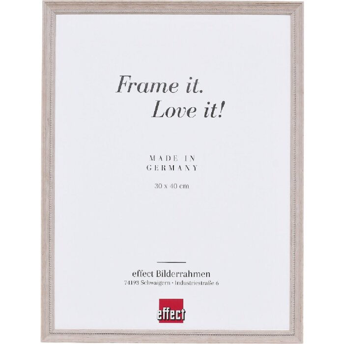 Cornice per foto in legno Effect Profilo 2440 Marrone Chiaro 9x13 cm con vetro antiriflesso