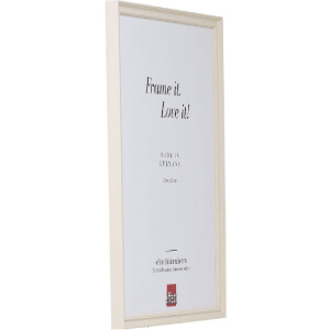 Cornice in legno Effect Profilo 2440 Bianco 7x10 cm Vetro trasparente