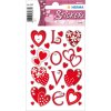 Etichette decorative Magic Hearts Jewel 1 foglio.