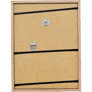 Cornice in legno Effect Profilo 2430 Nocciola 45x80 cm Vetro trasparente con supporto di distanza