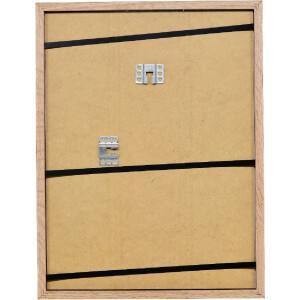 Cornice per foto in legno Effect Profilo 2430 Nocciole 40x60 cm Vetro Chiaro con Supporto di Spazio