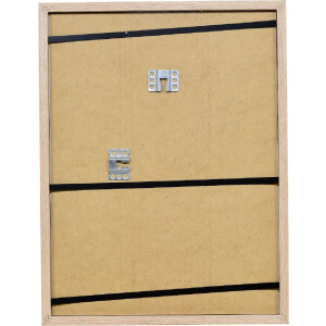 Cornice in legno Effect Profilo 2430 Rovere 25x35 cm Vetro trasparente con supporto di distanza