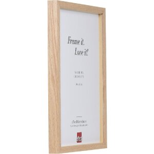 Cornice in legno Effect Profilo 2430 rovere 20x28 cm vetro trasparente con supporto a distanza